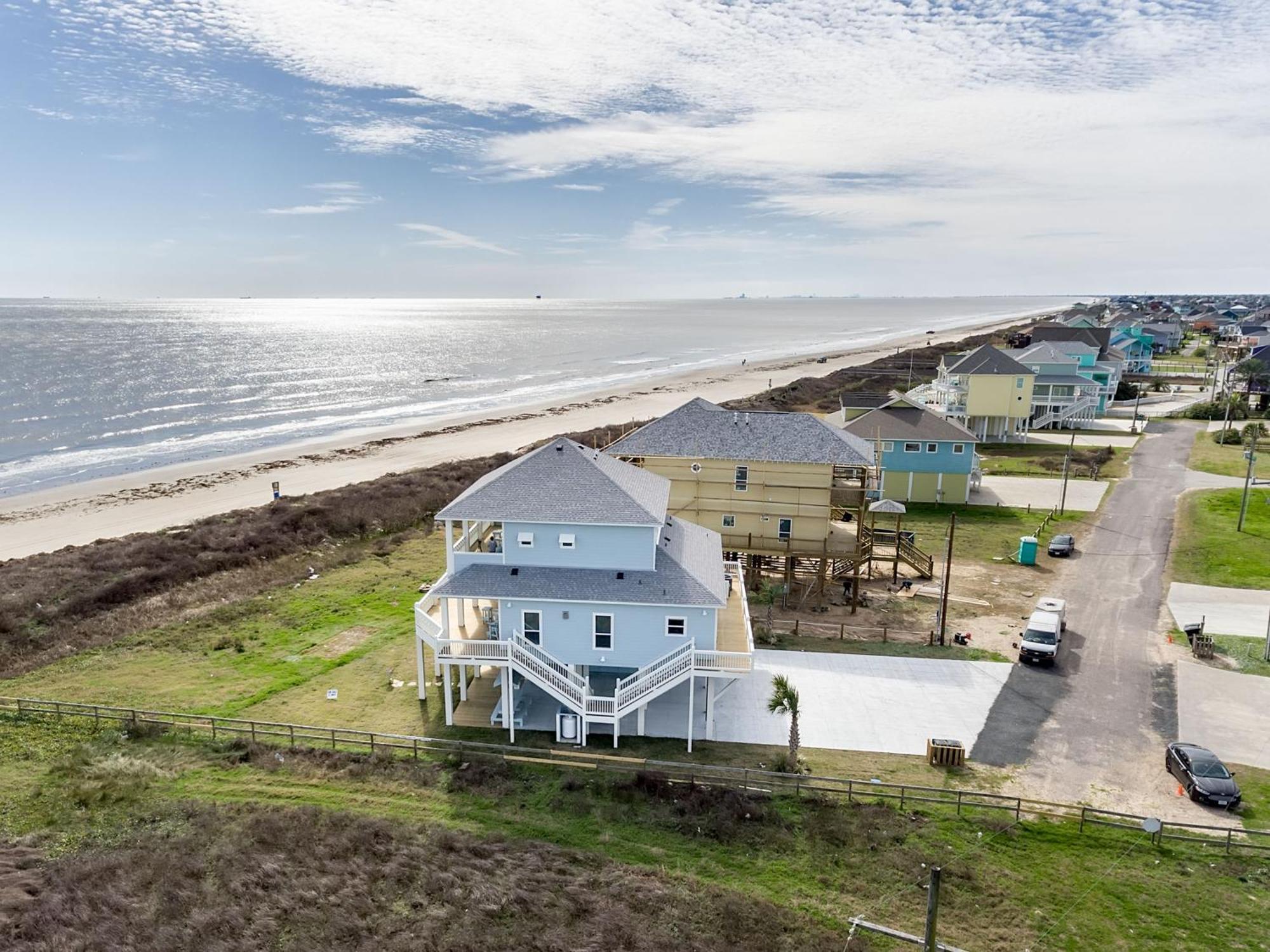 Sea It All Beachfront 4Br! Panoramic Views, Bar & Large Decks Villa Crystal Beach Eksteriør billede